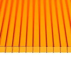 Поликарбонат 4мм (оранжевый) 12,6 м2 (0,51кг/м2) раздела Поликарбонат