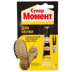 Супер Момент клей-гель спец. секундный для Обуви 3 г  раздела Секундные клея