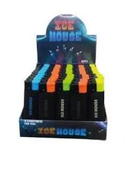 Зажигалка ICE HOUSE 005 пьезо (Цветная кнопка)		 раздела Для розжига и костра