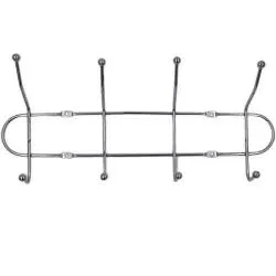 Вешалка на 4 крючка из стали с хромовым покрытием Арт.JF-4 раздела Планки, вешалки, крючки