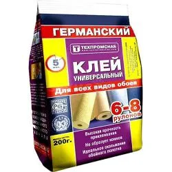 Клей "Германский УНИВЕРСАЛЬНЫЙ" 200 г (уп. 30 шт.) раздела Клей для обоев