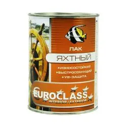 Лак алкидно-уретановый EUROCLASS яхтный 0,8кг. раздела Яхтный лак