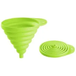 Воронка складная d-130 мм (салатный) раздела Воронки/решетки/вкладыши для мойки