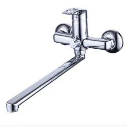 Смеситель Эверест унив.с прямым перекл. для ванны/душа (БЕЗ ШЛАНГА И ЛЕЙКИ) B22-029М раздела Смесители для ванны