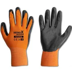 Перчатки Nitrox трикотажные с нитриловым покр., оранж., размер 10	 раздела Перчатки трикотажные, в т.ч. с покрытием