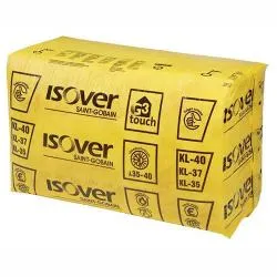 УтеплительИзовер KL37-100(1мат=4,996м2)пл 14 кг/м3 раздела Стеклянная вата