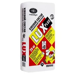 Клеевой облицовочный состав LUX PLUS (Lux Плюс) 25кг раздела Клей для плитки