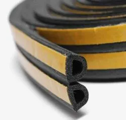 Уплотнитель резиновый D-профиль черный 100м 4 WALLS/8 раздела Оконные доборные элементы