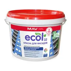 ВД-АК-1032 ECOL 32 для фасадов 3л раздела Краски фасадные