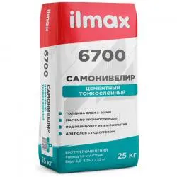 Самонивелир (5-50 мм)  "ilmax 6600" 25кг. раздела Смеси для пола