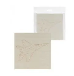 Доска для выжигания, Самолет, 150х150 мм, 1 шт., пакет, TDM							 раздела Паяльник