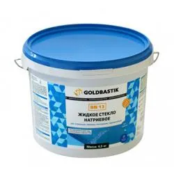 Жидкое стекло натриевое  Goldbastik BN 13, 1,3 кг раздела Жидкое стекло