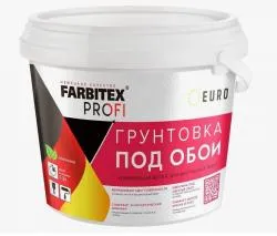 Грунтовка под обои акриловая укрывающая белая (1,5 кг) FARBITEX PROFI раздела Грунт для минеральных поверхностей