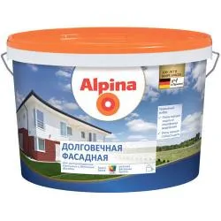Alpina КраскаВД-АК Долговечная фасадная  База 1 белая 2,5л/3.9 кг раздела Краски фасадные