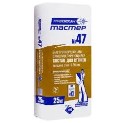 ТМАСТЕР №47 (состав гипсовый самонивелирующийся 25кг) раздела Смеси для пола