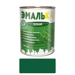 ЭМАЛЬКА ПФ-115 С  зелёная 0,9 л (0,8 кг) раздела Эмали универсальные