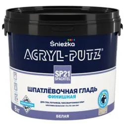 Шпатлевка "Акрил-путцШПАТЕЛЬ"  8кг РБ раздела Шпатлёвка
