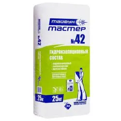 ТМАСТЕР №42 (гидроизоляция) 25 кг раздела Гидроизоляция