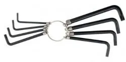 Набор ключей имбусовых TORX 9 шт.: T10,15,20,25,27,30,40,45,50, оксидированные, на кольце// Sparta  раздела Ключи шестигранные (имбусовые)