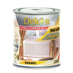 Эмаль для радиаторов отопления алкидная "DECOR" 0,8кг. раздела Эмаль для радиаторов