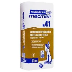 ТМАСТЕР №41 (самонивелир) 25 кг раздела Смеси для пола