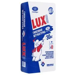Штукатурка Lux гипсовая 30кг раздела Штукатурка