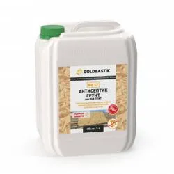 Антисептик-грунт для OSB-плит, GOLDBASTIK BS 17 готовый состав, 1л раздела Алкидные пропитки