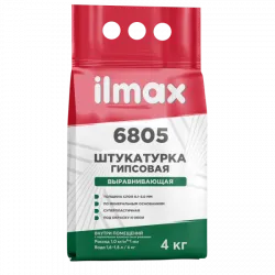 Штукатурка выравнивающая гипсовая "ilmax 6805"  4кг. раздела Штукатурка