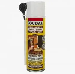 Монтажная пена Soudal ОКНА ДВЕРИ 300мл раздела Пена монтажная