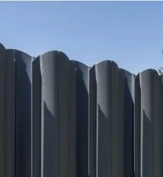 Штакетник металлический ГРАФФИТ МП ELLIPSE-O 19*126 (ПЭ-01-7024-04)-1,5м раздела Металлический профиль