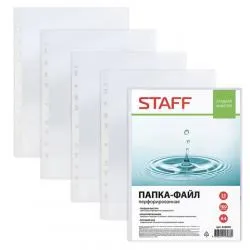 Папка-файл А4-ПП-40, 100 шт/уп						 раздела Папки и портфели