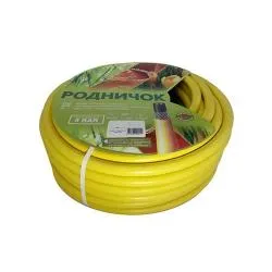 Шланг ПВХ полив. арм. 1/2" 25 м (желтый) РОДНИЧОК раздела Шланги поливочные