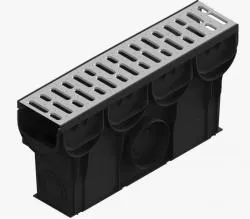 Пескоуловитель S'park ПУ–10.14.25-ПП с решеткой чугунной щель ВЧ кл. A (к-т) раздела Линейный водоотвод