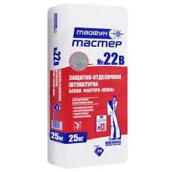 Штукатурка «Тайфун Мастер» №22в (БЕЛАЯ с фактурой "Шуба") 25кг раздела Штукатурка