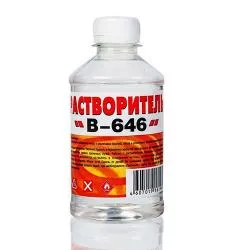 Растворитель В-646 0,2кг/0,25л (пэт/т)  "Вершина" раздела Растворители
