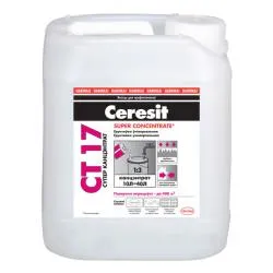 Грунт.Ceresit СТ-17 (СУПЕРКОНЦЕНТРАТ 1:3)  5 л раздела Грунт для минеральных поверхностей