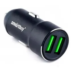 Автомобильное зарядное устройство, быстрая зарядка, 2.4 А, 2 USB порта, черное, 12 Вт (SBP-1820)	 раздела Автомобильные зарядные устройства