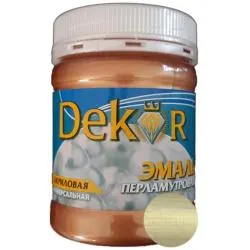 Эмаль акриловая перламутровая универсальная "DEKOR" жемчуг 0,23кг раздела Краски декоративные
