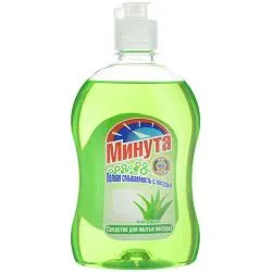 Минута средство для мытья посуды 500 г алоэ раздела Чистящие и моющие средства
