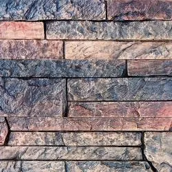 Декоративный гипсовый камень Сланец Карпатский коричневый Угол раздела Декоративный камень