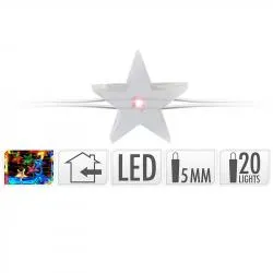 Гирлянда новогодняя светящаяся 95см  20 лампочек раздела Электрогирлянды