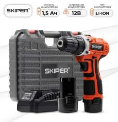 Дрель-шуруповерт SKIPER CS2600-1 аккумуляторная раздела Дрели-шуруповерты