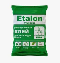 Клей м/у Etalon Standart универсальный с доб. ПВА 180 гр./24  раздела Клей для обоев
