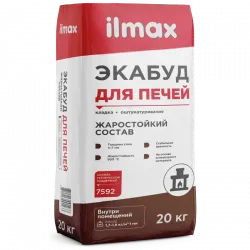 Кладочный и штукатурный состав для печей  "Экабуд для печей"   20кг. раздела Печные смеси