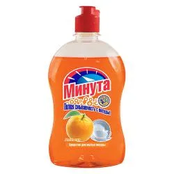 Минута средство для мытья посуды 500 г апельсин раздела Чистящие и моющие средства