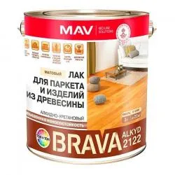 Лак АУ-2122 бесцветный ECOL 1,0л (0,7кг) матовый раздела Универсальные лаки