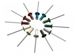 Заклепка вытяжная 3.2х8 мм алюминий/сталь, RAL 8017 (50 шт в зип-локе) STARFIX раздела Заклепки