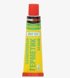 Герметик DoneWell  DST-121 силиконовый санитарный белый 40мл раздела Герметики