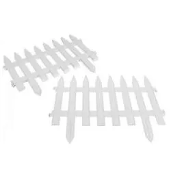 Заборчик декор. "Gotika" №3  7шт. 3,10м белый, арт. 50012 раздела Садовые заборчики