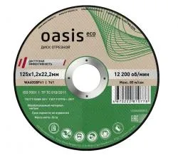 Диск отрезной 125х1,2х22,2мм Р60 Oasis Eco (10шт в упак.)  раздела Круги отрезные